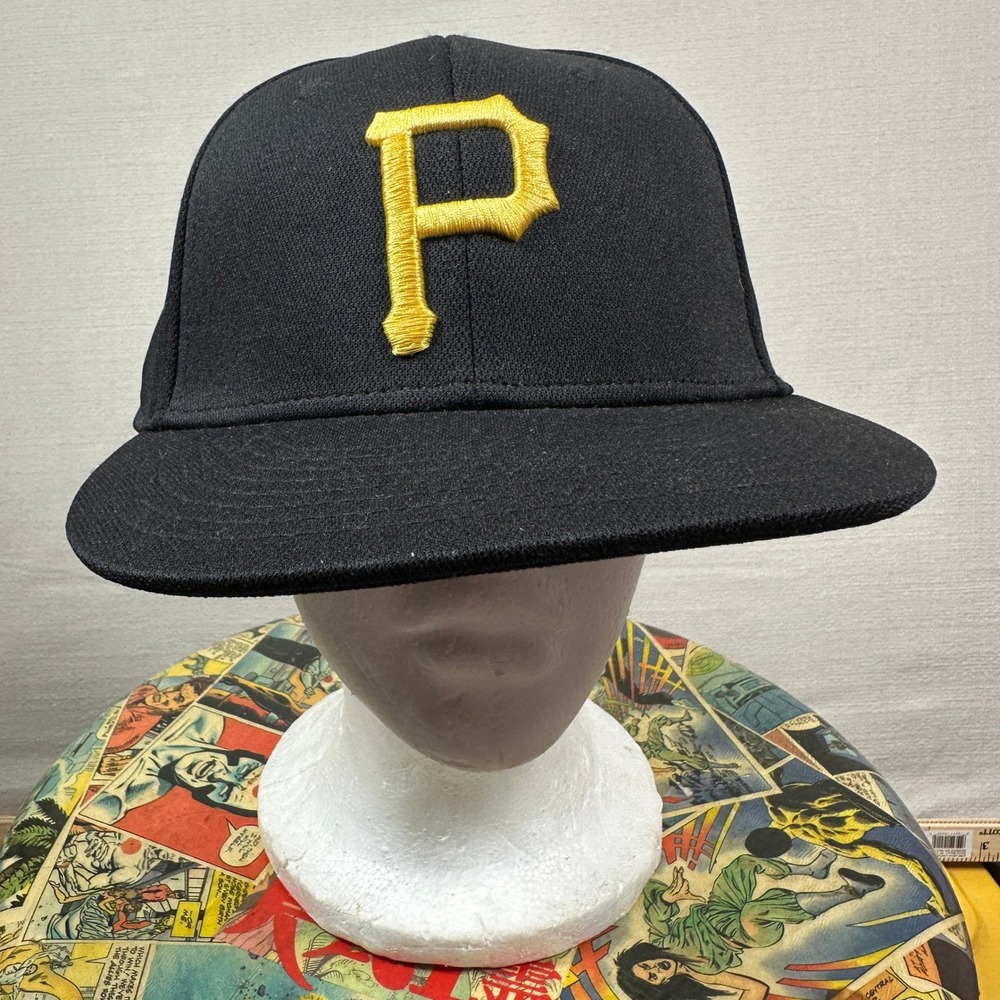 OC Sports Pittsburgh Pirates MLB Hat Mens L/XL Black Excellent Fitted Baseball